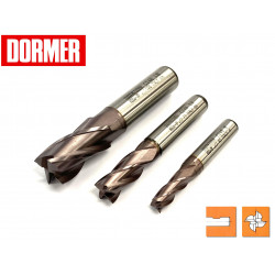 Frese per finitura serie media 4 tagli DORMER C246 e C247