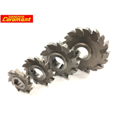 Frese a disco a denti alternati Sandvik Coromant in HSS-C30