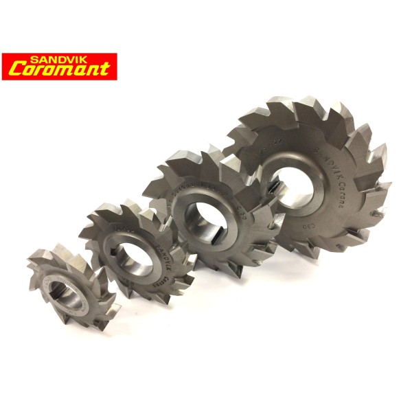 Frese a disco a denti alternati Sandvik Coromant in HSS-C30