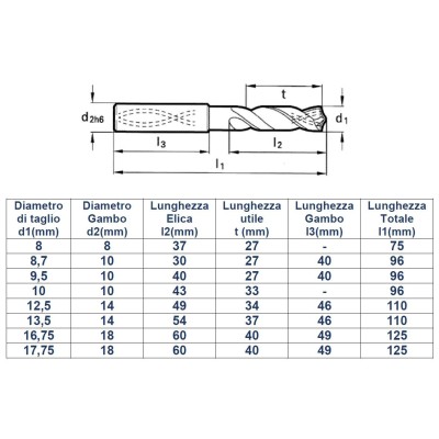 Punte da CNC forate rivestite autocentranti sinterizzate