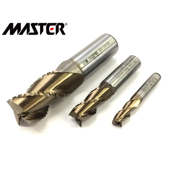 Frese per sgrossatura alluminio a 3 tagli in HSS-Co CX120