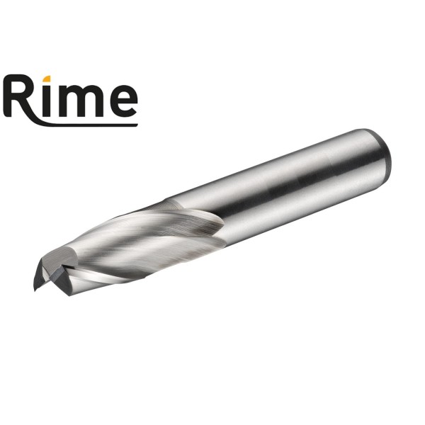 Frese per cave 2 tagli serie corta in HSS-Co 8%