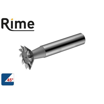 Frese ad angolo divergente a coda di rondine in HSS-Co 5%