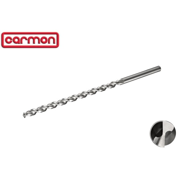Punte cilindriche Serie Extra Lunga in HSS-Co 5% CARMON CL110-1-2-3
