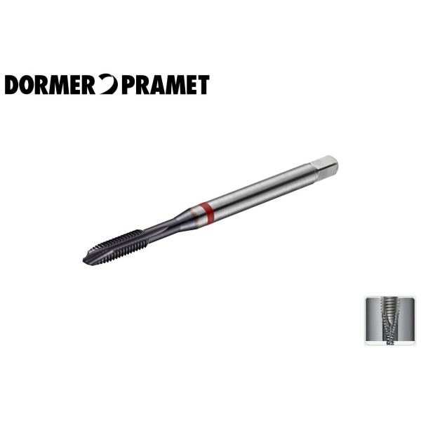 Maschi M per acciai fortemente legati fori passanti filettatura metrica DORMER E256