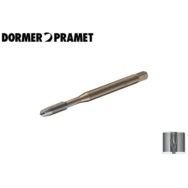 Maschi GAS per acciaio e leghe leggere fori passanti DORMER EP40