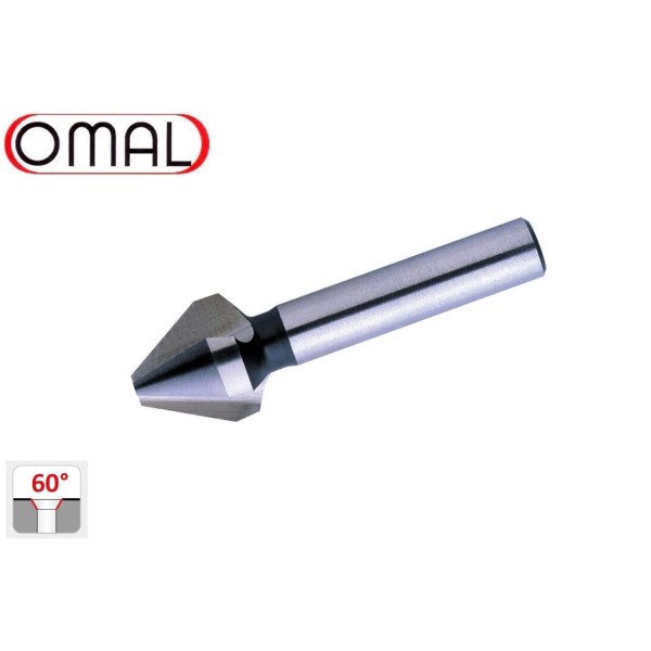 Svasatori a 3 tagli 60° in HSS-Co