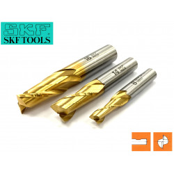 Frese per cave 2 tagli serie media rivestite TiN SKF Dormer