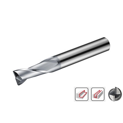 FRESE IN METALLO DURO 2 TAGLI