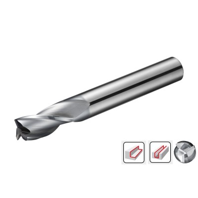 FRESE IN METALLO DURO 3 TAGLI