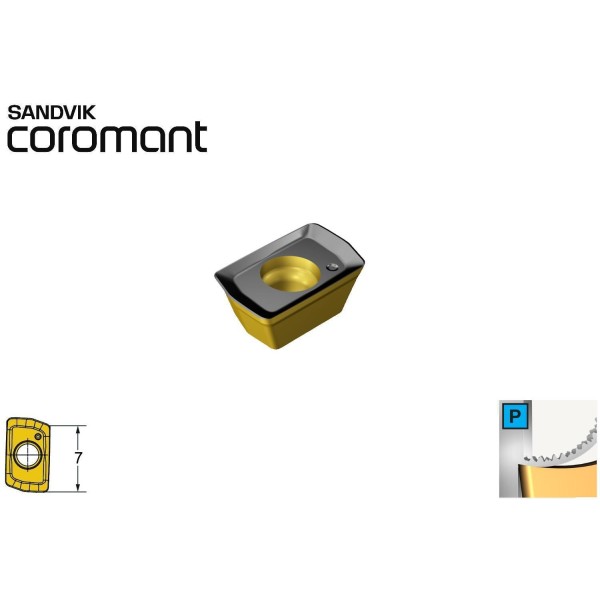 Inserti per acciaio Sandvik Coromant R390 lato 07