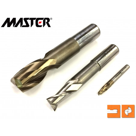Frese per cave 2 tagli serie lunga Master 765 - 778