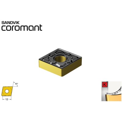 INSERTI DI TORNITURA SANDVIK COROMANT CNMG 120408-KM