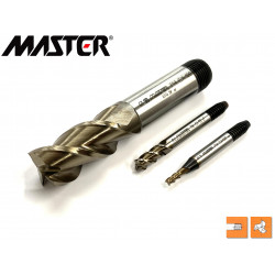 Frese per Acciaio Inox 3 tagli serie media Master 714 - 715