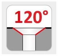 Svasatori a 120°