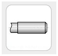 Punte in metallo duro gambo rinforzato