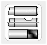 Frese gambo cilindrico