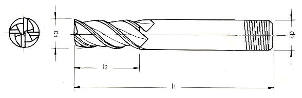 FRESE FINITURA INOX MASTER 544