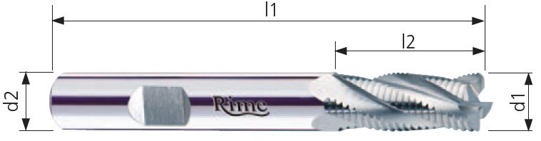 Frese per sgrossatura